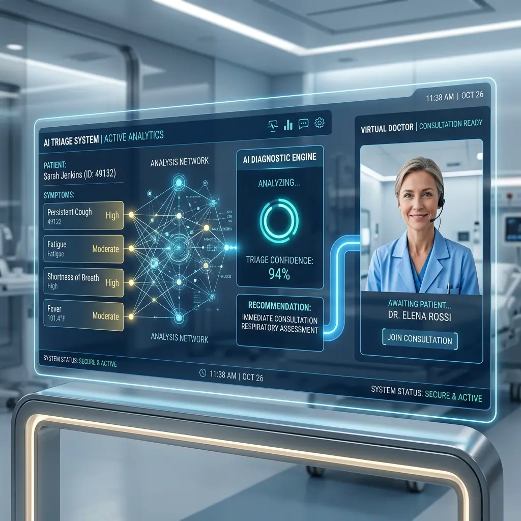 AI Triage and Clinical Support Interface