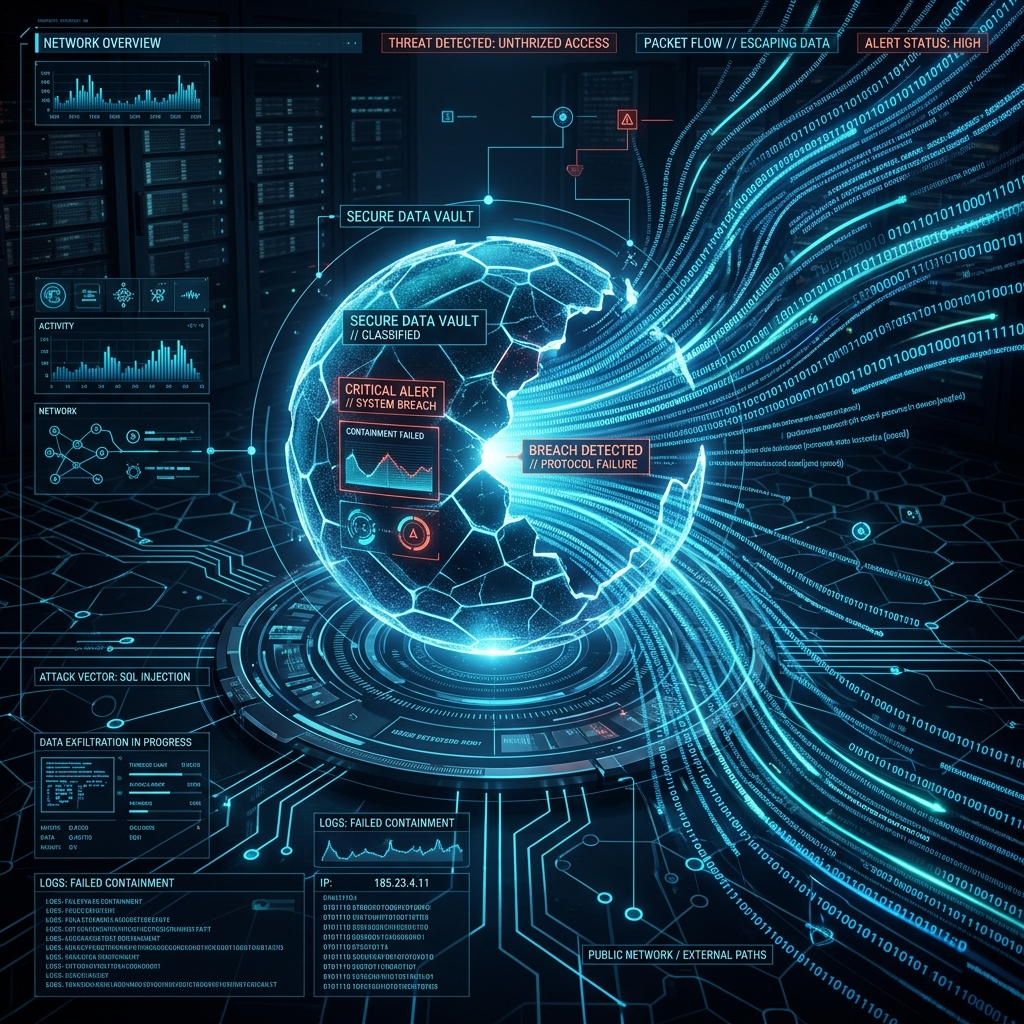 Visualization of digital code leak