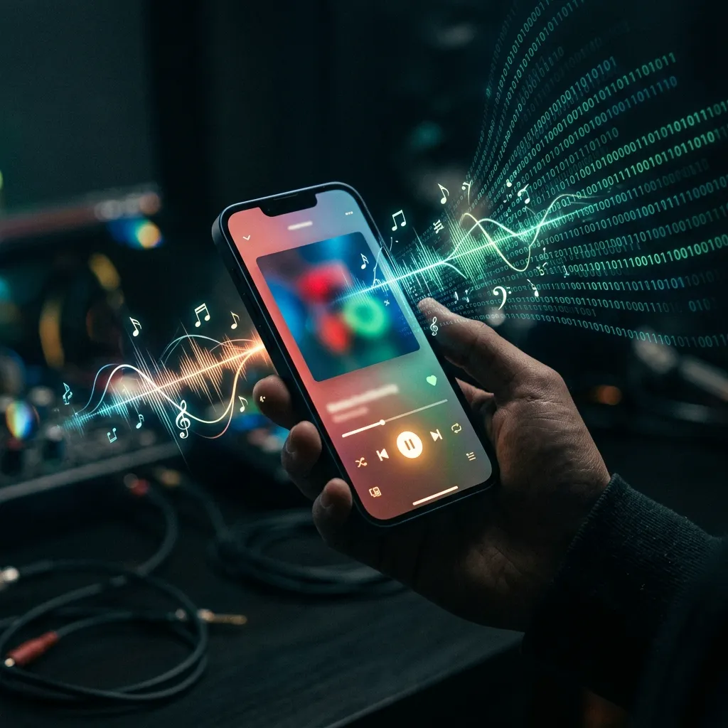 AI-generated music flooding digital streaming platforms