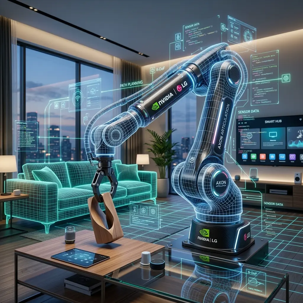 LG NVIDIA Physical AI Robotics Concept
